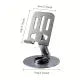 Metal Mobile Holder Mobile Stand Tablet Holder Stand Base 360 Rotatable Adjustable My Store