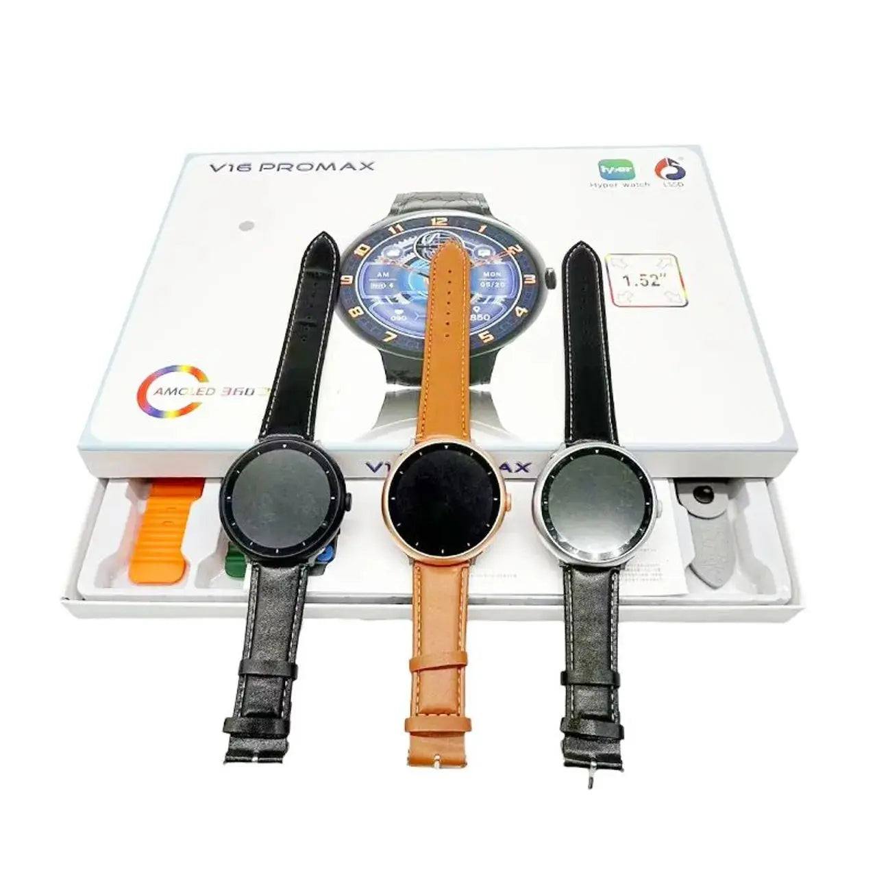 V16 Pro Max Round Dial Smart Watch For Men & Women timeless trends