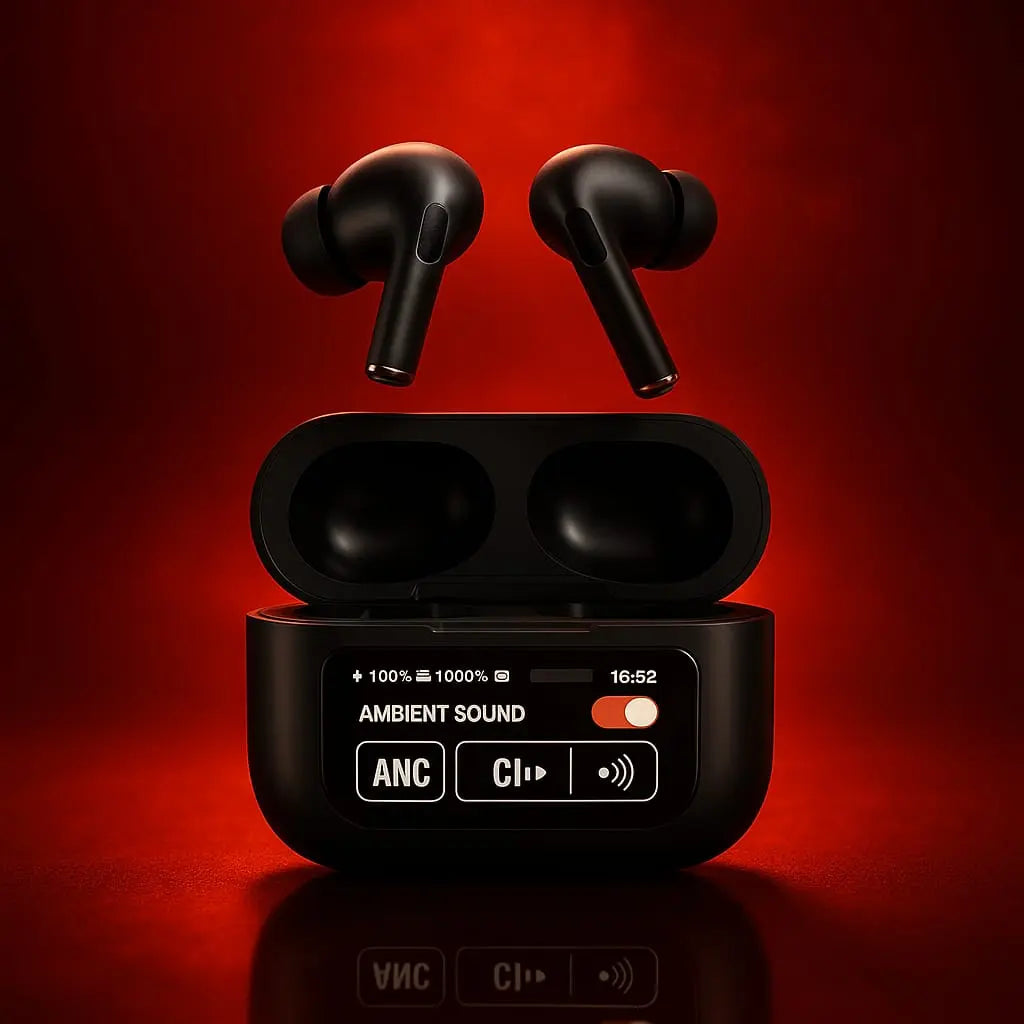 A9 Pro Wireless Earbuds with cover free My Store
