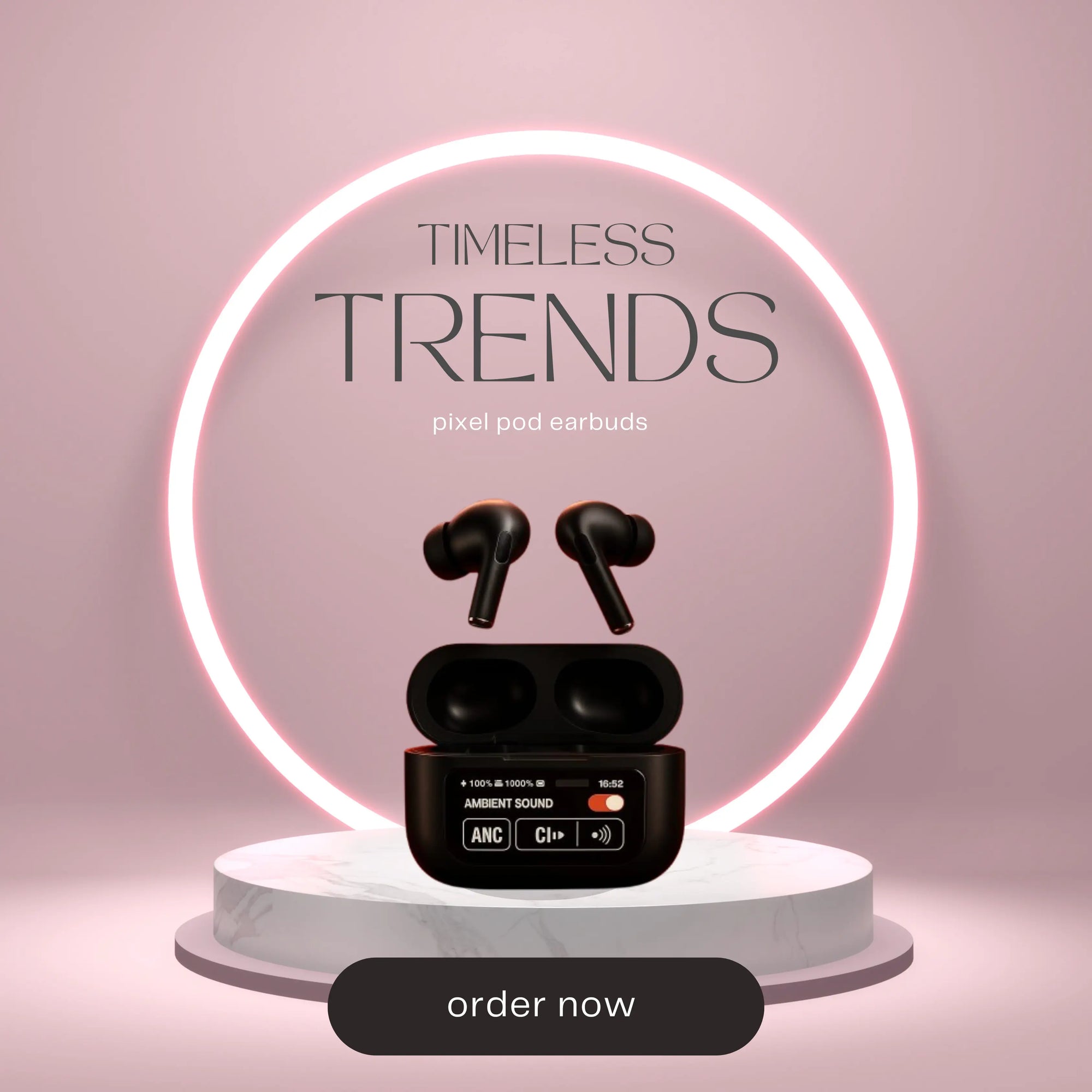 A9 Pro Wireless Earbuds with cover free My Store